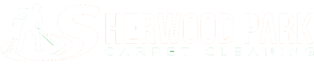 Sherwood Park Carpet cleaning logo White